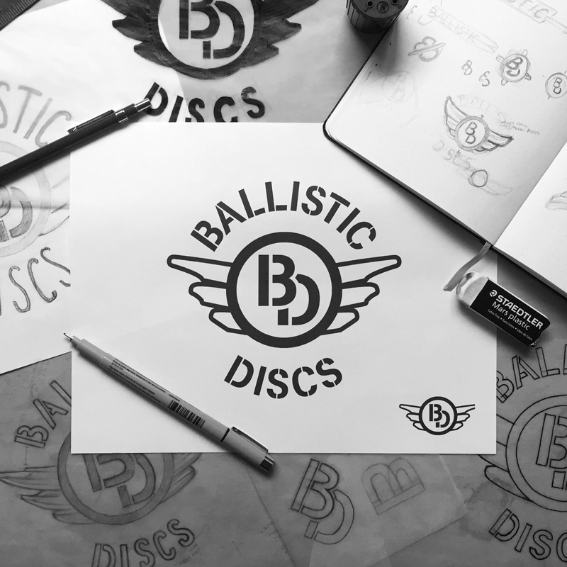 Ballistic Discs Logo Refinement